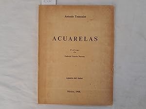 Seller image for Acuarelas. Apuntes del Autor. Prlogo de Gabriel Garca Narezo. for sale by Librera "Franz Kafka" Mxico.