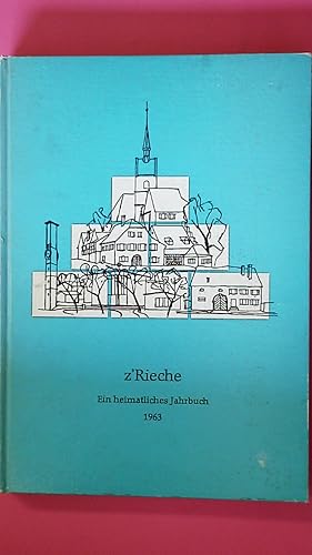 Bild des Verkufers fr JAHRBUCH Z RIECHE. zum Verkauf von Butterfly Books GmbH & Co. KG