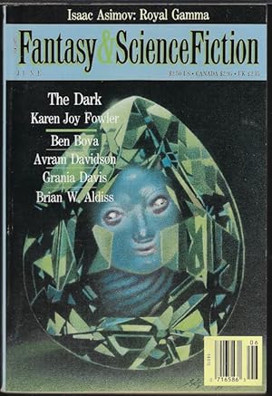 Imagen del vendedor de The Magazine of FANTASY AND SCIENCE FICTION (F&SF): June 1991 a la venta por Books from the Crypt