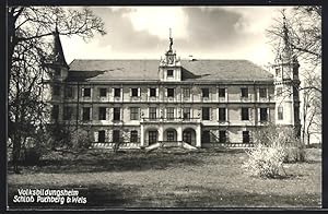 Ansichtskarte Wels, Volksbildungsheim Schloss Puchberg