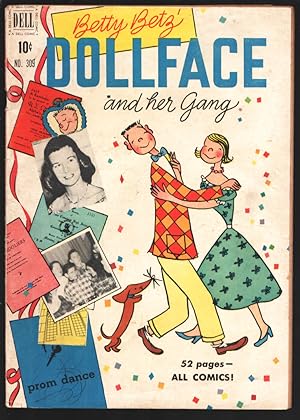 Betty Betz' Dollface and Her Gang-Four Color Comics #309 1951-Dell-Partial photo cover-Teen humor...