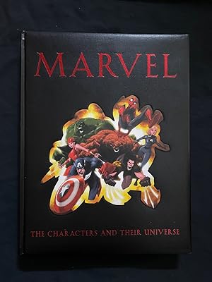 Imagen del vendedor de Marvel: The Characters And Their Universe Leatherbound Hardcover a la venta por DTA Collectibles