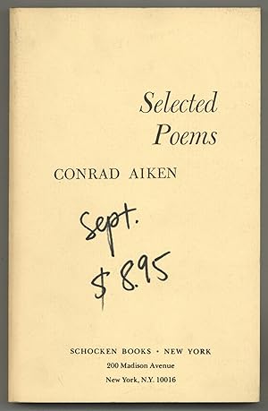 Seller image for Selected Poems for sale by Between the Covers-Rare Books, Inc. ABAA