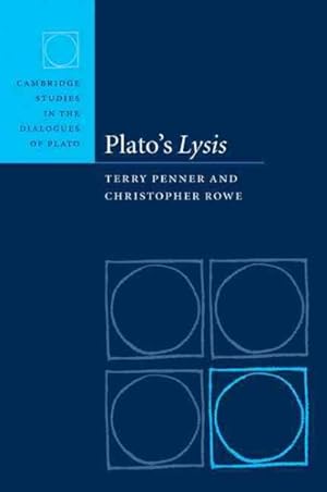 Bild des Verkufers fr Plato's Lysis zum Verkauf von GreatBookPrices