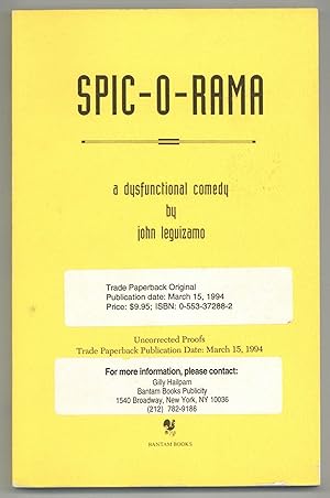 Seller image for Spic-O-Rama: A Dysfunctional Comedy for sale by Between the Covers-Rare Books, Inc. ABAA