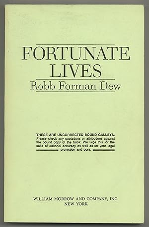 Bild des Verkufers fr Fortunate Lives zum Verkauf von Between the Covers-Rare Books, Inc. ABAA