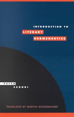 Image du vendeur pour Introduction to Literary Hermeneutics mis en vente par GreatBookPrices