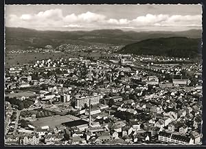 Ansichtskarte Lörrach, Ortspanorama aus der Vogelschau