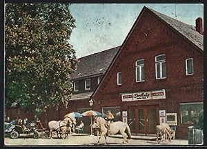 Ansichtskarte Wohlesbostel, Pension Dorfkrug