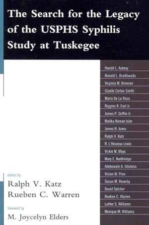 Seller image for Search for the Legacy of the USPHS Syphylis Study at Tuskegee for sale by GreatBookPricesUK
