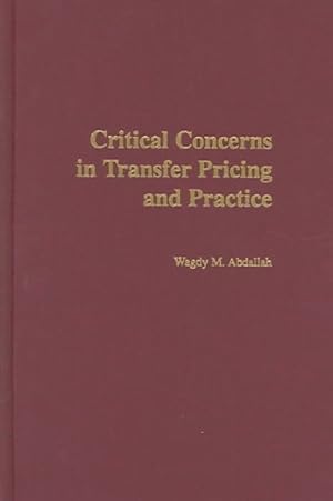 Imagen del vendedor de Critical Concerns in Transfer Pricing and Practice a la venta por GreatBookPricesUK