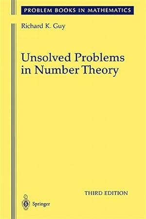 Immagine del venditore per Unsolved Problems in Number Theory venduto da GreatBookPricesUK
