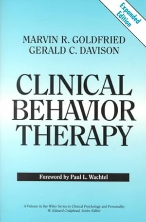 Seller image for Clinical Behavior Therapy for sale by GreatBookPrices