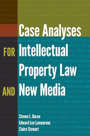 Immagine del venditore per Case Analyses for Intellectual Property Law and New Media venduto da GreatBookPrices