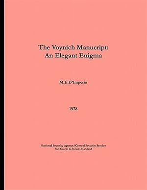 Bild des Verkufers fr Voynich Manuscript - an Elegant Enigma zum Verkauf von GreatBookPrices