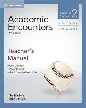 Seller image for Academic Encounters Level 2 Teacher's Manual Listening and Speaking : American Studies for sale by GreatBookPricesUK
