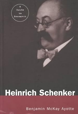 Immagine del venditore per Heinrich Schenker : A Guide to Research venduto da GreatBookPricesUK
