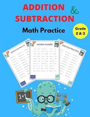 Immagine del venditore per Addition and Subtraction Math Practice Grade 2&3 : Math Game Book with Subtracting and Adding Double Digits venduto da AHA-BUCH GmbH