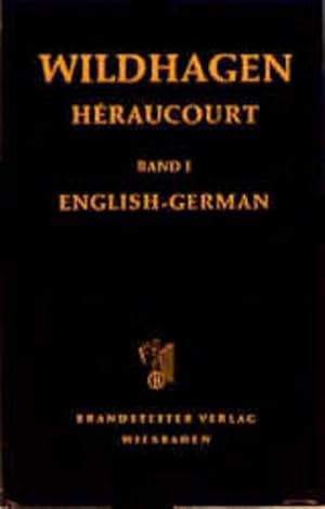 English-German, German-English dictionary. (2 Vol.)