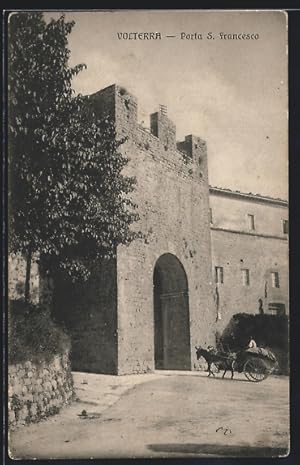 Cartolina Volterra, Porta S. Francesco