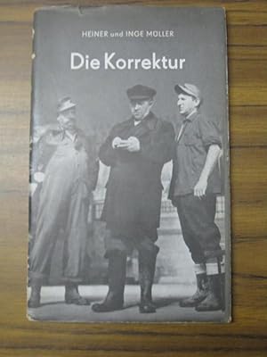 Die Korrektur. Hinweise zur Regie.