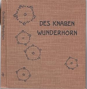 Bild des Verkufers fr Aus des Knaben Wunderhorn ( = Gerlach' s Jugendbcherei, 4 ). - Aus dem Inhalt: Das buckliche Mnnlein / Butzemann / Der Rattenfnger von Hameln / Meine Reise auf meinem Zimmer / Die schwbische Tafelrunde. - zum Verkauf von Antiquariat Carl Wegner