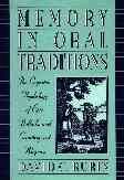 Imagen del vendedor de Memory in Oral Traditions : The Cognitive Psychology of Epic, Ballads and Counting-Out Rhymes a la venta por GreatBookPrices