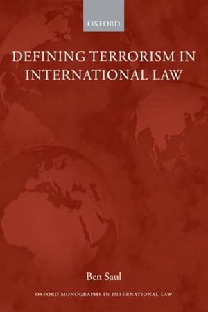 Immagine del venditore per Defining Terrorism in International Law venduto da GreatBookPrices
