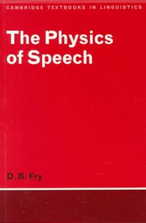 Immagine del venditore per Physics of Speech venduto da GreatBookPrices