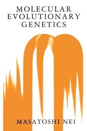 Imagen del vendedor de Molecular Evolutionary Genetics a la venta por GreatBookPrices