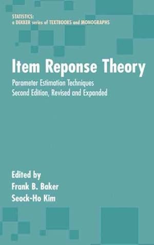 Imagen del vendedor de Item Response Theory : Parameter Estimation Techniques a la venta por GreatBookPricesUK