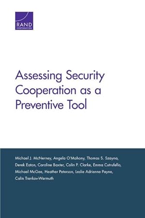 Seller image for Assessing Security Cooperation As a Preventive Tool for sale by GreatBookPrices