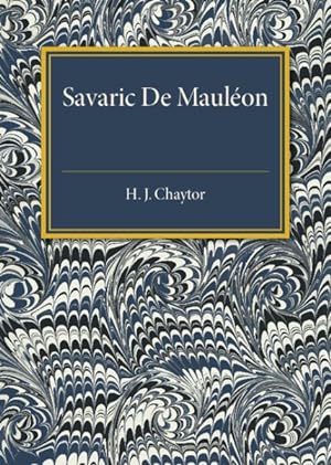 Imagen del vendedor de Savaric De Mauleon : Baron and Troubadour a la venta por GreatBookPrices