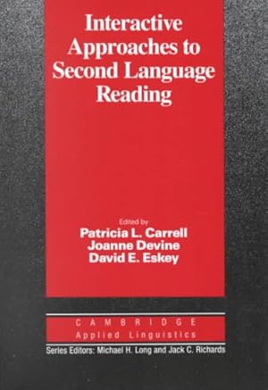 Seller image for Interactive Approaches to Second Language Reading for sale by GreatBookPrices