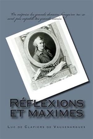 Imagen del vendedor de Reflexions Et Maximes -Language: french a la venta por GreatBookPrices