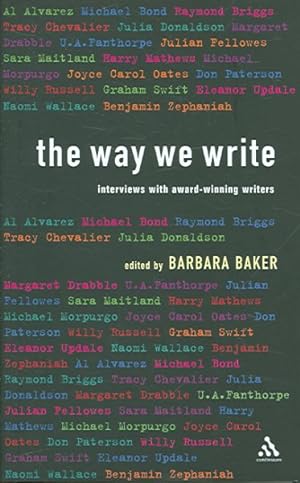Seller image for Way We Write : Interviews With Award-winning Writers for sale by GreatBookPrices