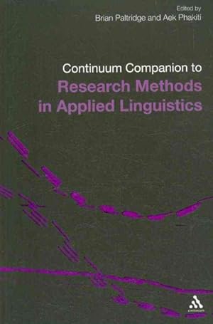 Seller image for Continuum Companion to Research Methods in Applied Linguistics for sale by GreatBookPricesUK