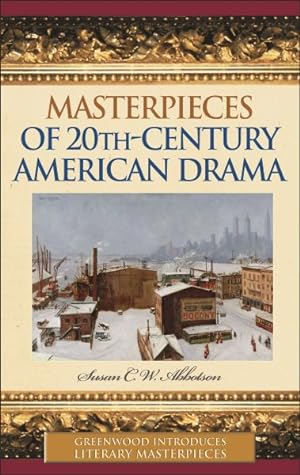 Imagen del vendedor de Masterpieces Of 20th-century American Drama a la venta por GreatBookPrices