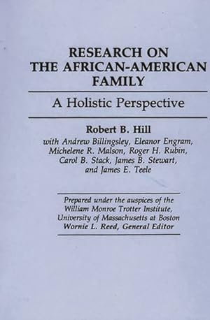 Seller image for Research on the African-American Family : A Holistic Perspective for sale by GreatBookPrices