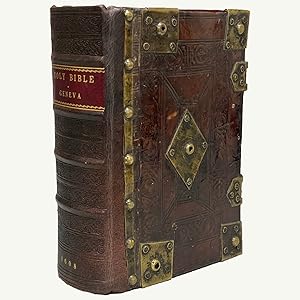 Bild des Verkufers fr Binding] [The Bible: Translated according to the Ebrew and Greeke, and conferred with the best translation in divers Languages. With most profitable Annotations ] zum Verkauf von Dungeness Books, ABAA