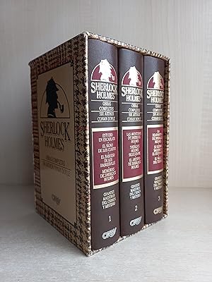 Imagen del vendedor de Estuche Obras Completas Sherlock Holmes. Ediciones Orbis, 1987. Arthur Conan Doyle. a la venta por Bibliomania
