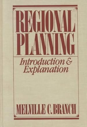 Bild des Verkufers fr Regional Planning : Introduction and Explanation zum Verkauf von GreatBookPricesUK