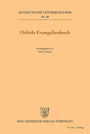 Seller image for Otfrids Evangelienbuch -Language: german for sale by GreatBookPricesUK