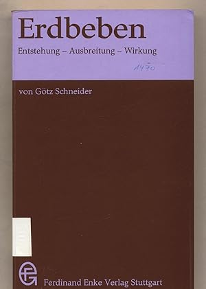 Seller image for Erdbeben - Entstehung, Ausbreitung, Wirkung for sale by avelibro OHG