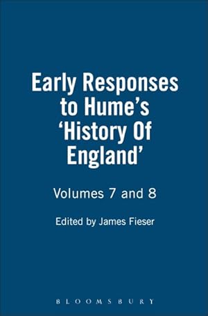 Image du vendeur pour Early Responses To Hume's History Of England mis en vente par GreatBookPricesUK