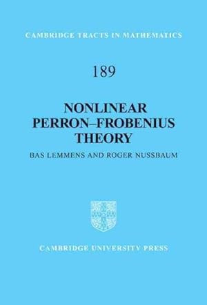Image du vendeur pour Nonlinear Perron-Frobenius Theory mis en vente par GreatBookPricesUK