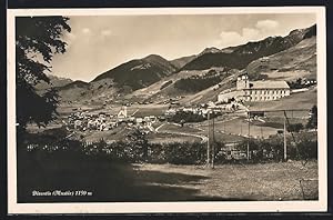 Ansichtskarte Disentis, Blick aufs Dorf