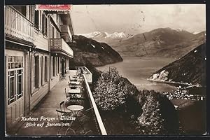 Ansichtskarte Fürigen, Blick von der Kurhaus-Terrasse auf die Berneralpen