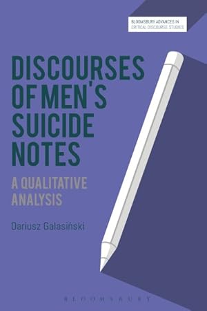 Imagen del vendedor de Discourses of Men's Suicide Notes : A Qualitative Analysis a la venta por GreatBookPrices