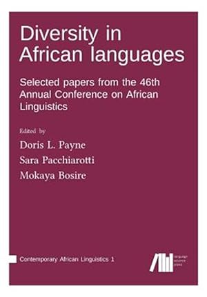 Imagen del vendedor de Diversity in African Languages a la venta por GreatBookPrices